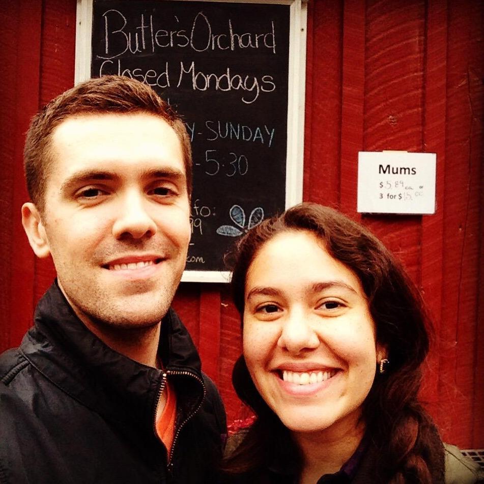 Butler's Orchard has become one of our favorite  spots from where we cut down our Christmas Tree, picking our favorite spookiest gourds to grabbing an apple cider slushee on our day off. -October 2013