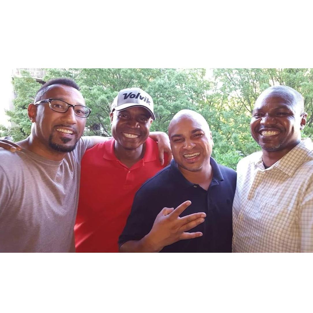 The first time the guys were able to get together and interrogate the now bride to be.