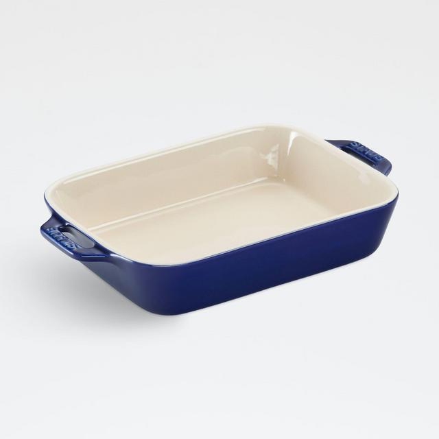 Staub ® 10.5"x7.5" Dark Blue Rectangular Baking Dish