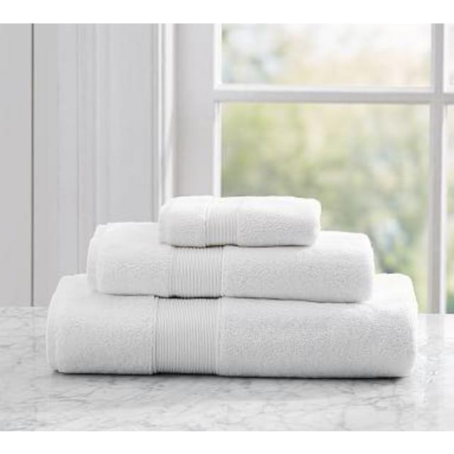 PB Classic Organic Towels, Sheet, White