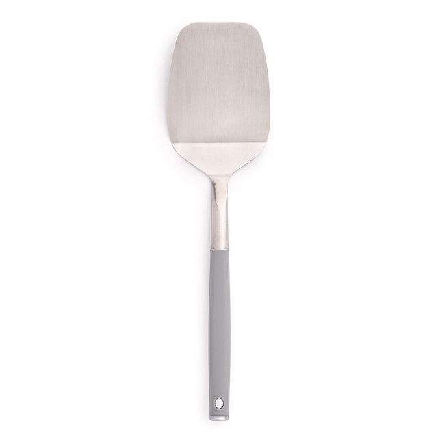 The Cellar Stainless Steel-Head Silicone Handle Solid Turner, Created for Macy's