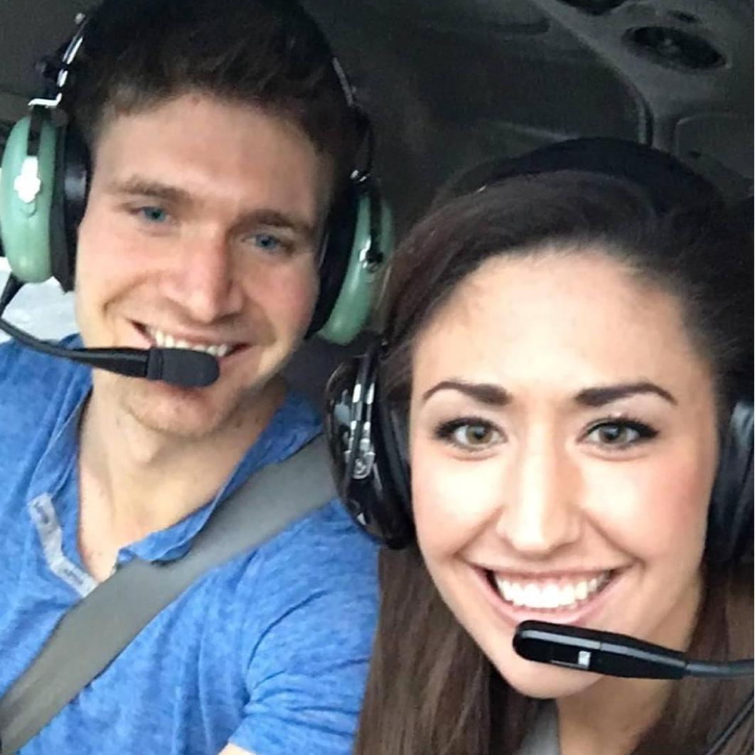 Our first flight together