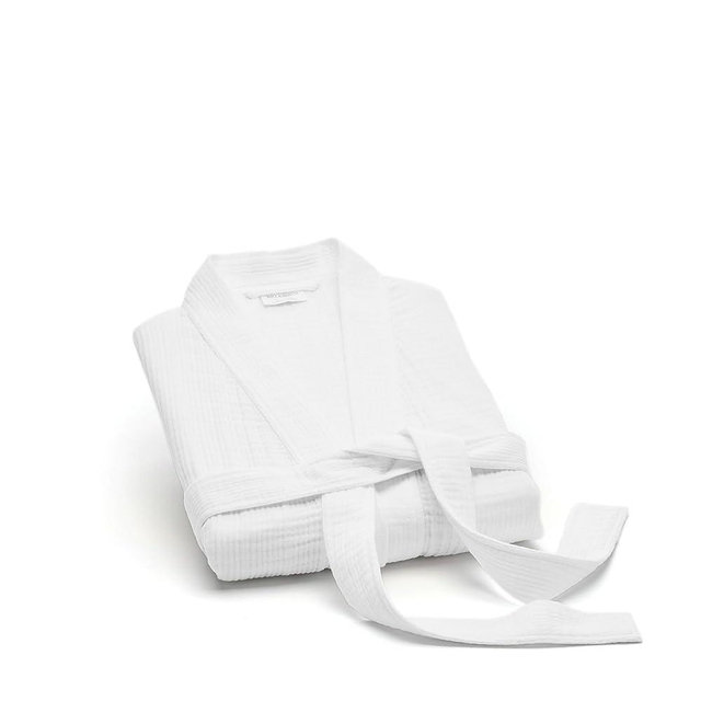 BOLL & BRANCH Dream Robe - 100% Organic Cotton - Ultra Soft, Lightweight, Breathable, and Pre Shrunk - Unisex