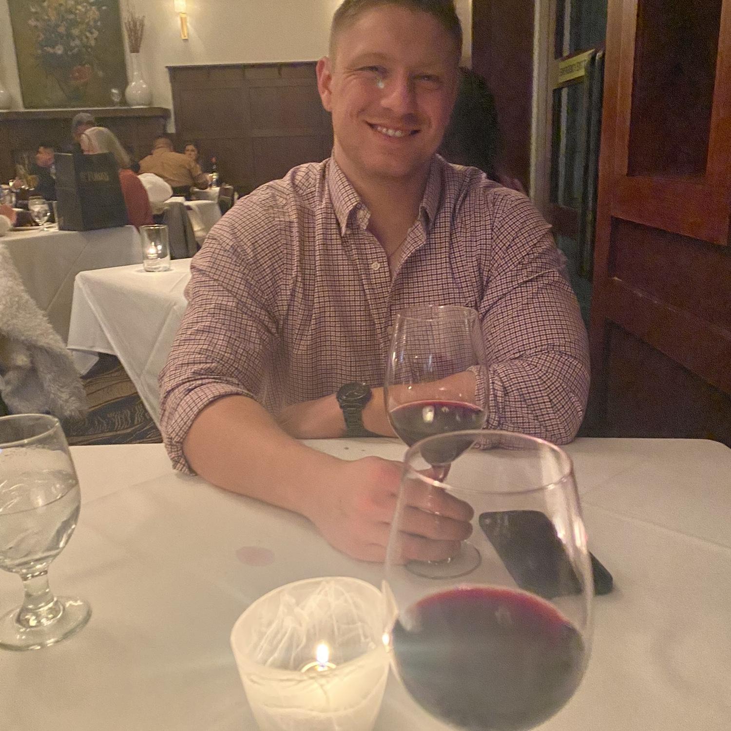 Our first Valentines dinner a 3 Forks downtown Austin 2022 ❤️