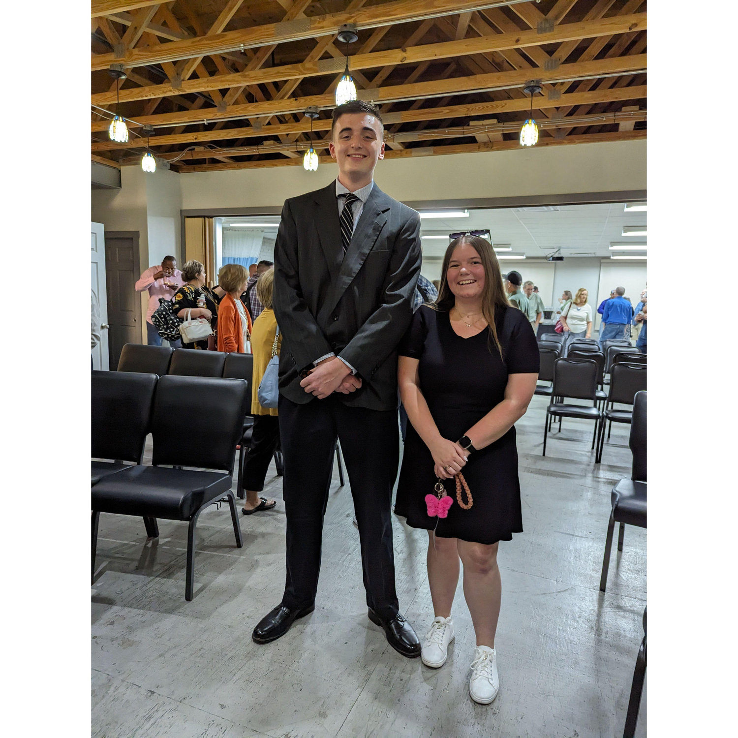 One of the first photos we have of us together