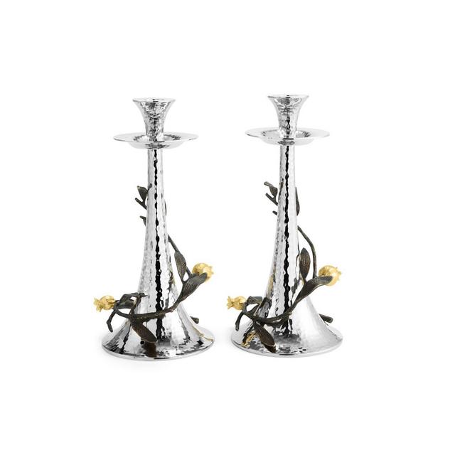 Pomegranate 2 Piece Candleholder Set