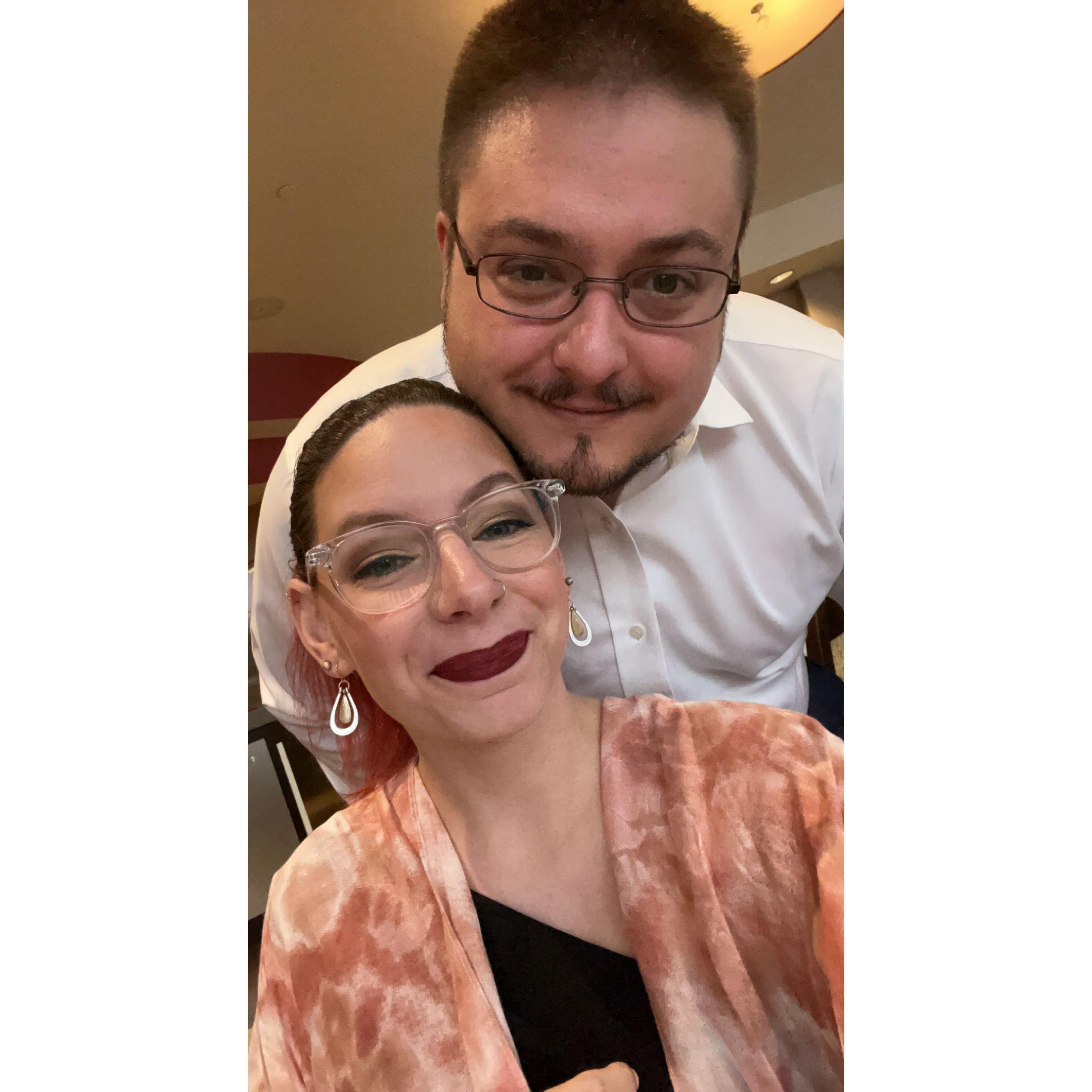 Our last picture, not engaged