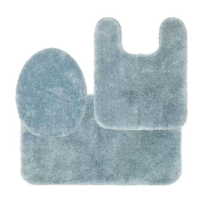 Nestwell™ Recycled 20" x 34" Bath Rugs in Blue Fog (Set of 3)