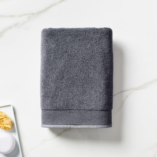 Luxe Fibrosoft 550GSM Bath Sheet, Charcoal