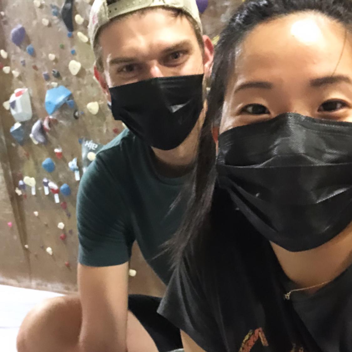 Partner in climb! Bouldering and top rope at Summit gym.