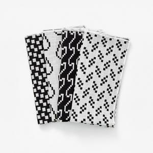 Bitmap Textiles - Napkins Black/White