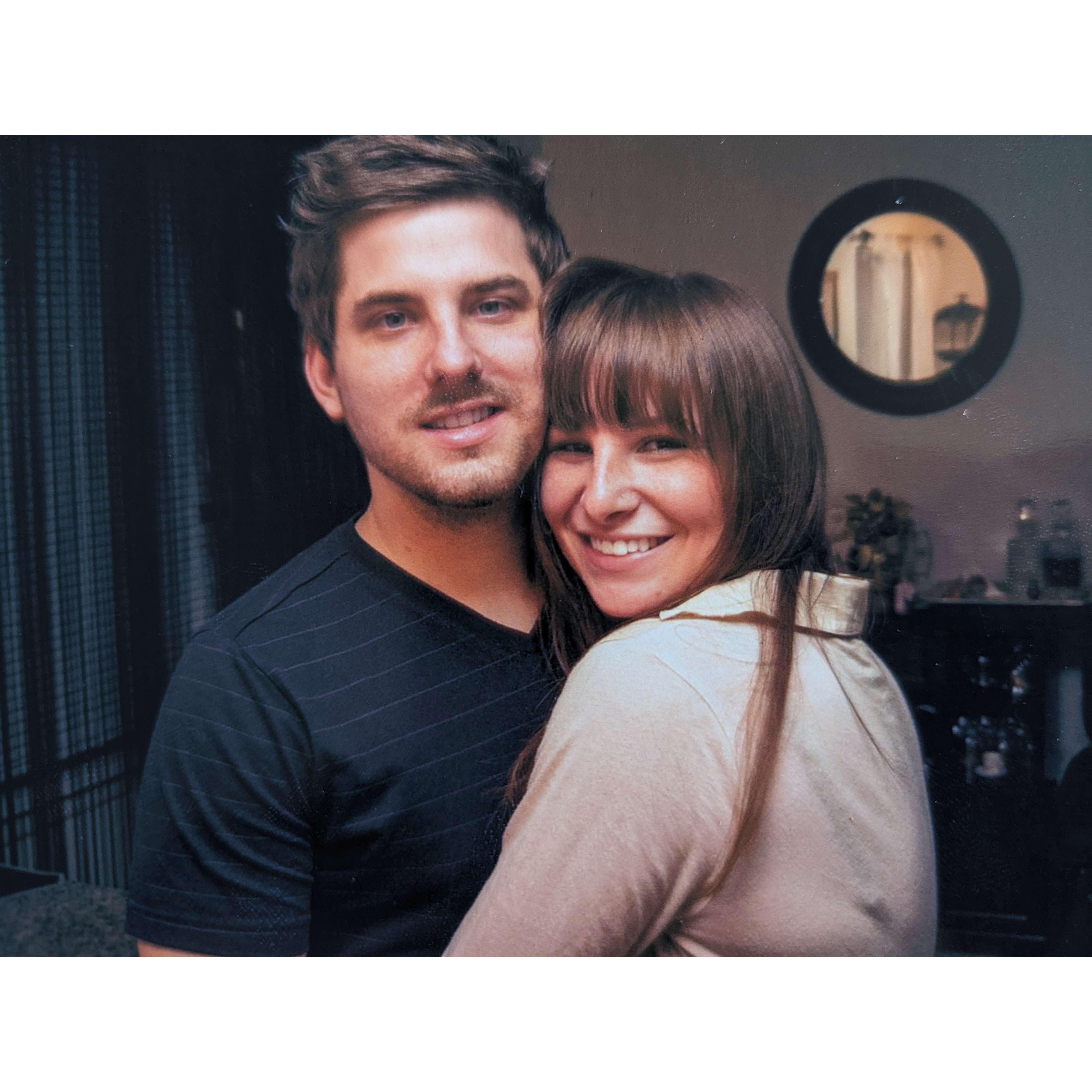 Our first picture together. 2013