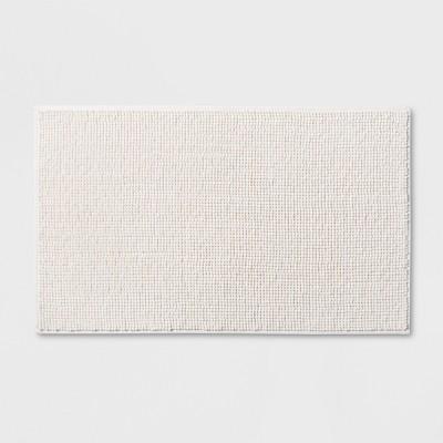 34"x20" Solid Bath Rug Cream - Made By Design™