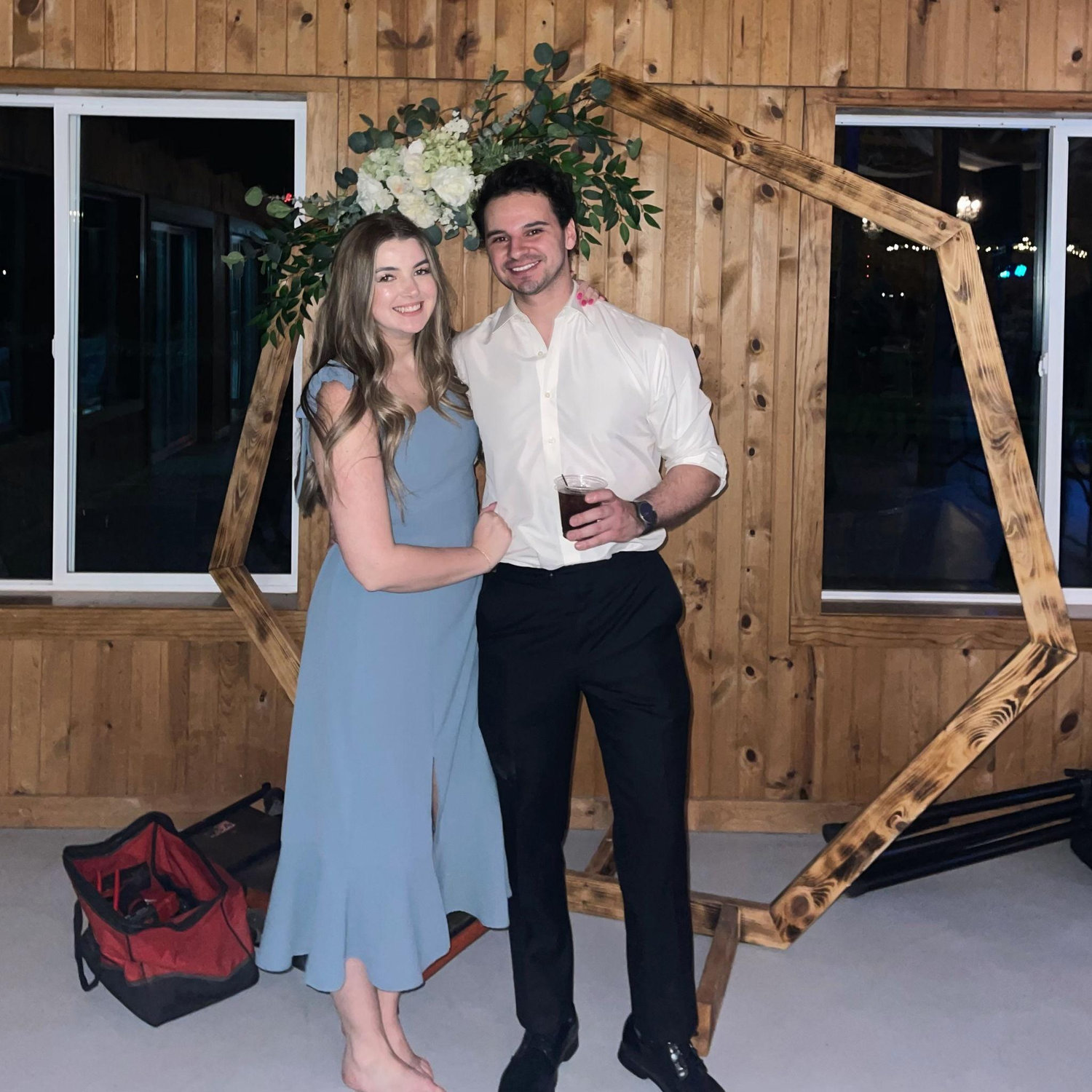 Our first wedding together - shoutout Tyler and Sara