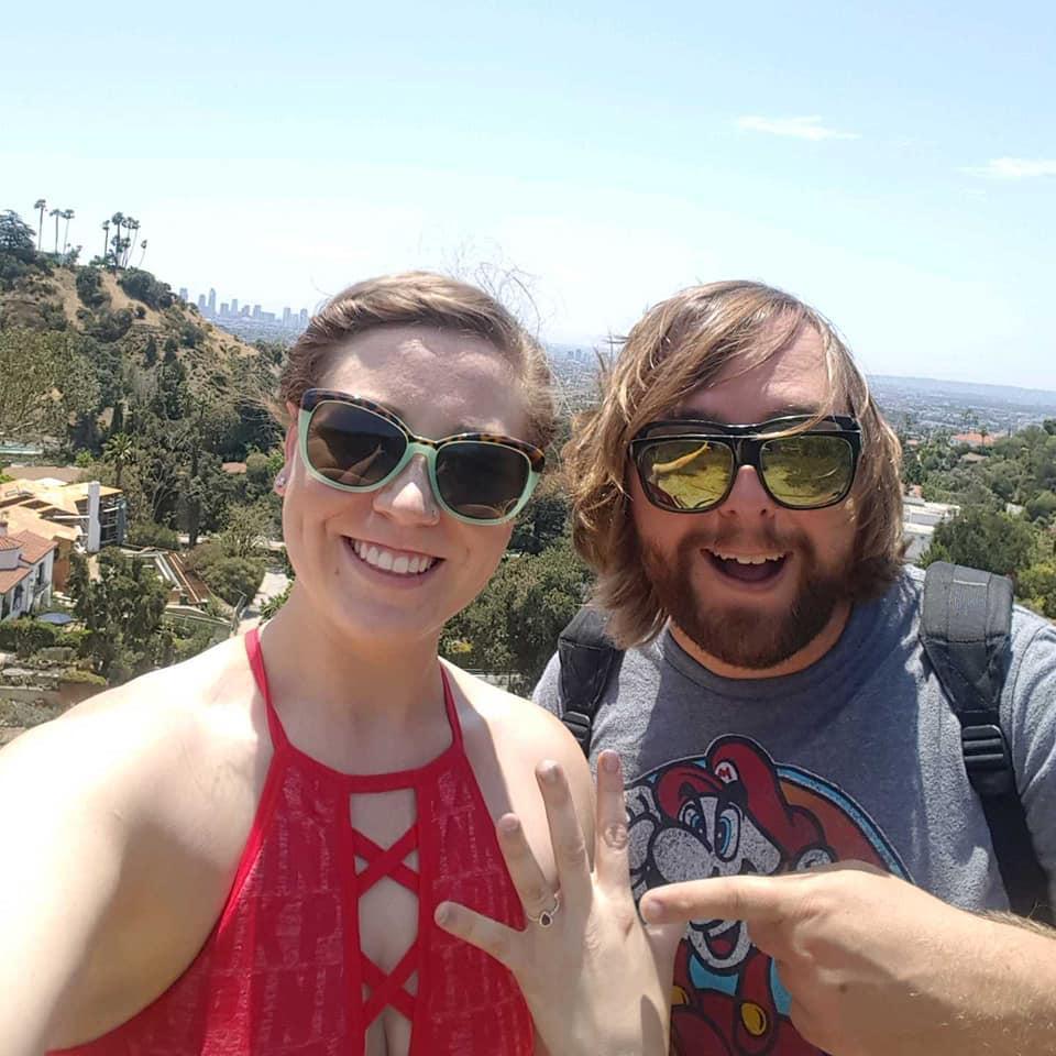 Does this photo make us look engaged?!