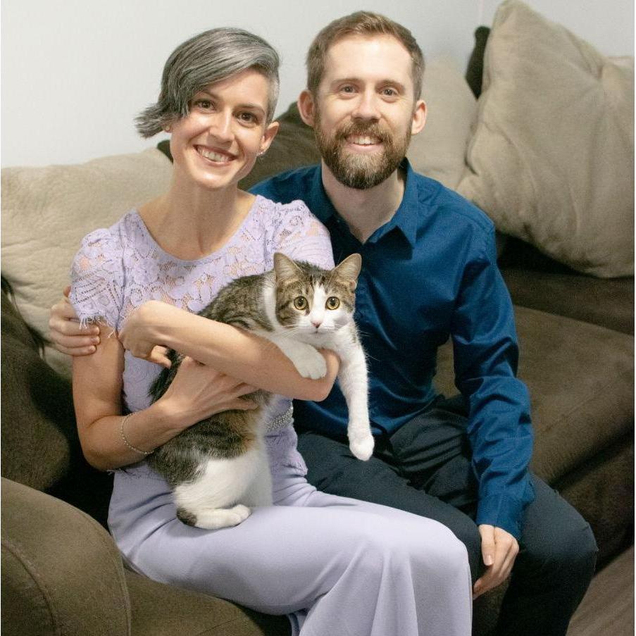 We didn't tell our cat we were getting married either. She was surprised to say the least.
