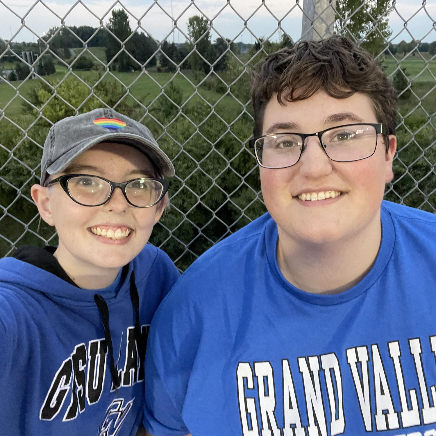 Our first Grand Valley State University football game! Lubbers Stadium, September 2022.