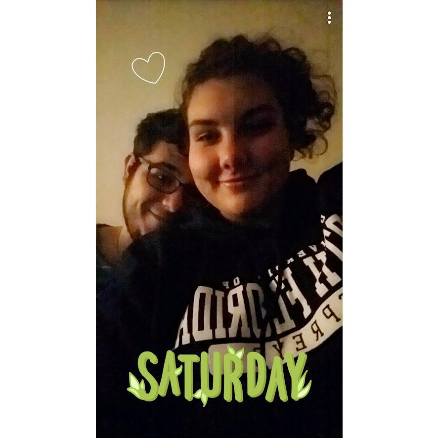 Hanging out at a friend's place, Fall 2017