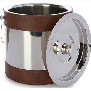 Southern Living Faux Leather Ice Bucket | Dillard's