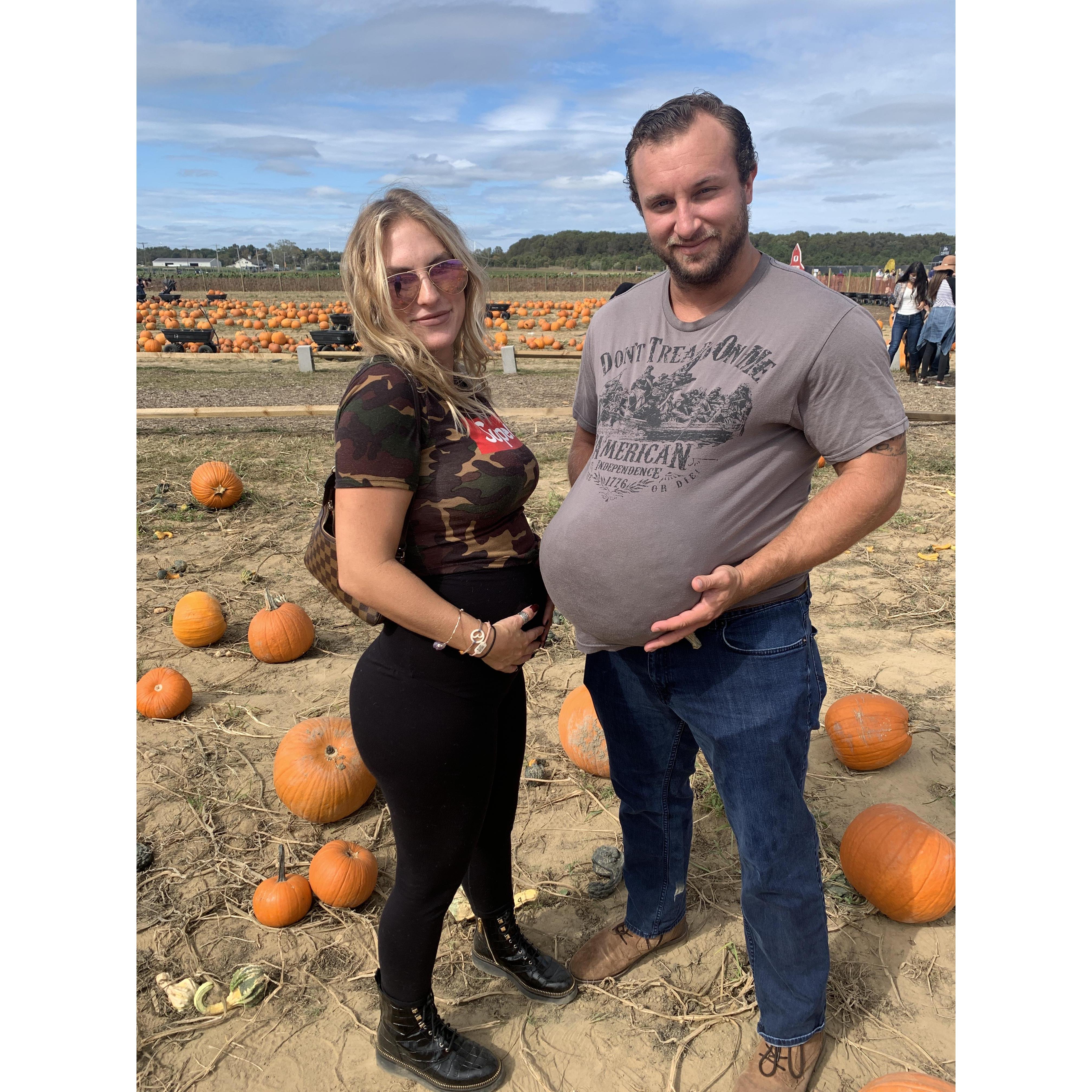 22 weeks pregnant with Sophia