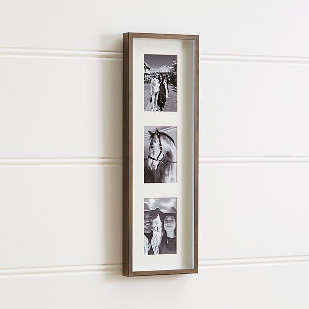 Brushed Antique Bronze 3-4x6 Frame (Brushed Antique Bronze)
