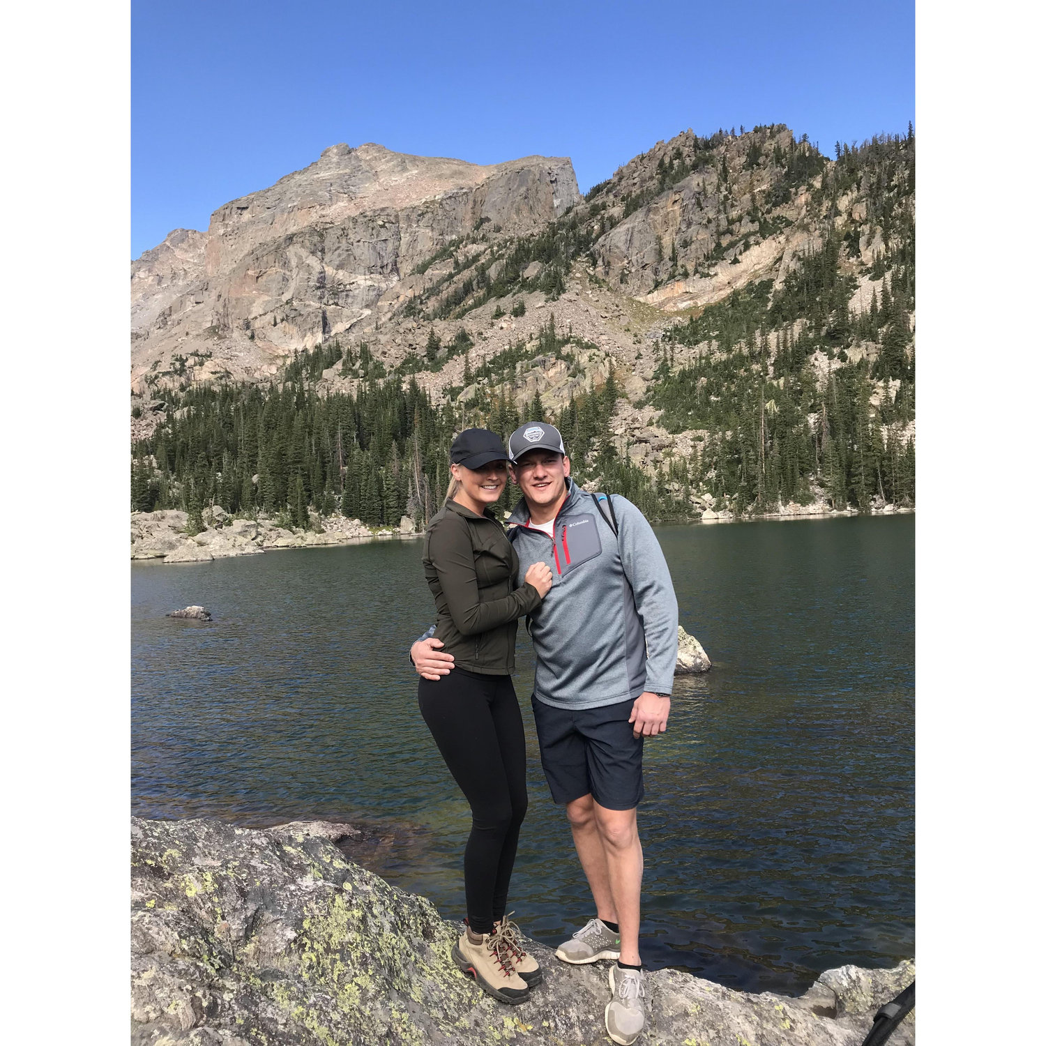 When we visited the Rocky Mountain National Park! Matt was in Colorado for a work conference and we decided to make a special vacation out of it!