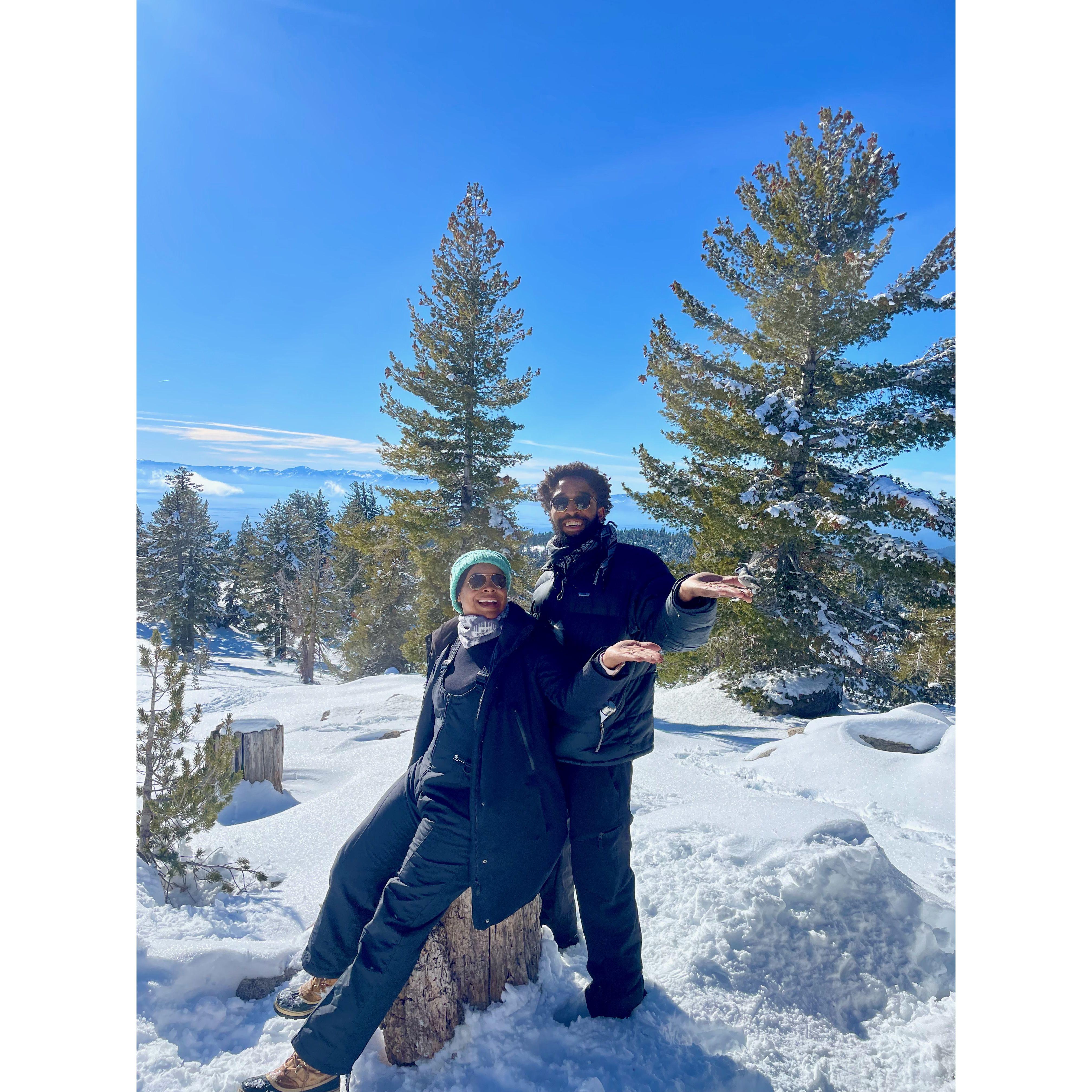 Hiking Chickadee Ridge in Incline Village, Nevada.