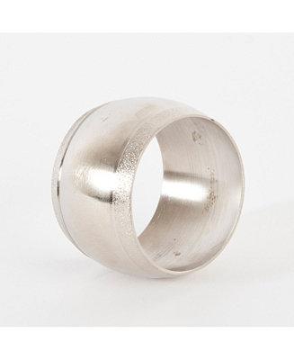 Saro Lifestyle--Rounded Napkin Ring, Set of 4
