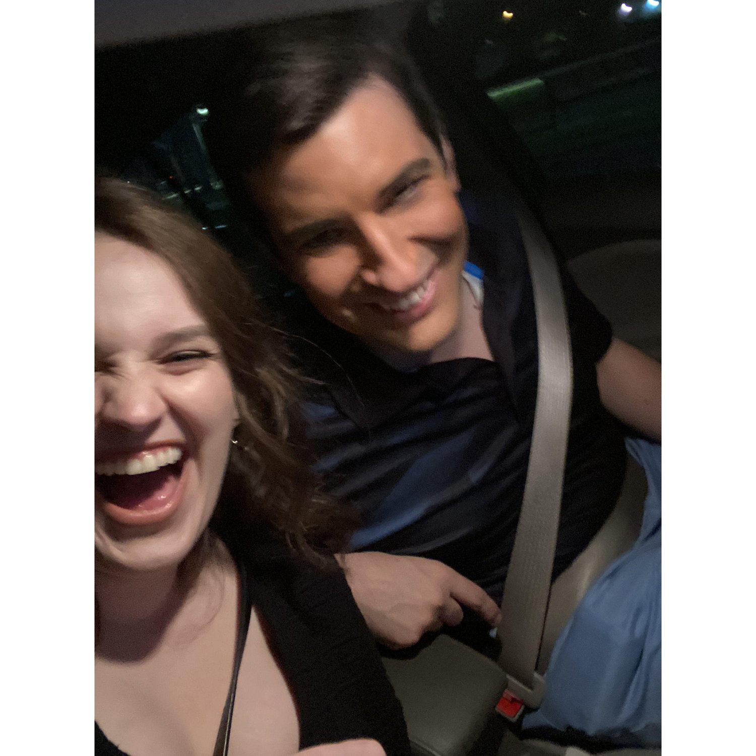 May 2022 - Valery's first time seeing Erik perform in an actual opera. Unfortunately (or fortunately), all we have to show for it is this post-performance selfie
