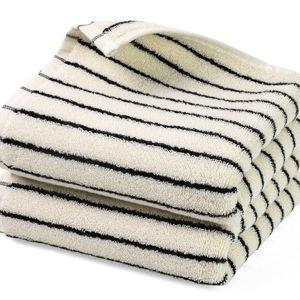Jacquotha Black and White Striped Hand Towels for Bathroom, Vintage Kitchen Decor, Guest Use, Adults & Kids, Natural Cotton, 14” x 29”