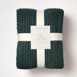 Chunky Knit Bed Blanket - Casaluna™