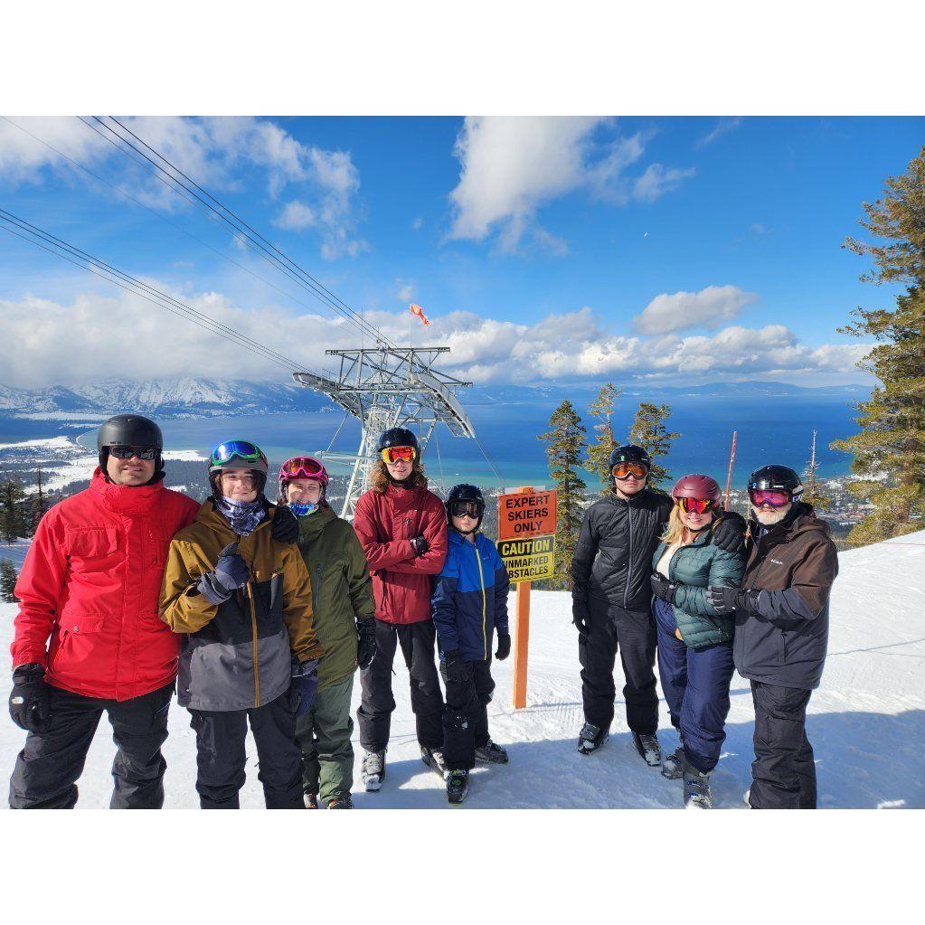 Skiing with Liz, Jim, Leo, Jonah, JP & Carter Feb 2023