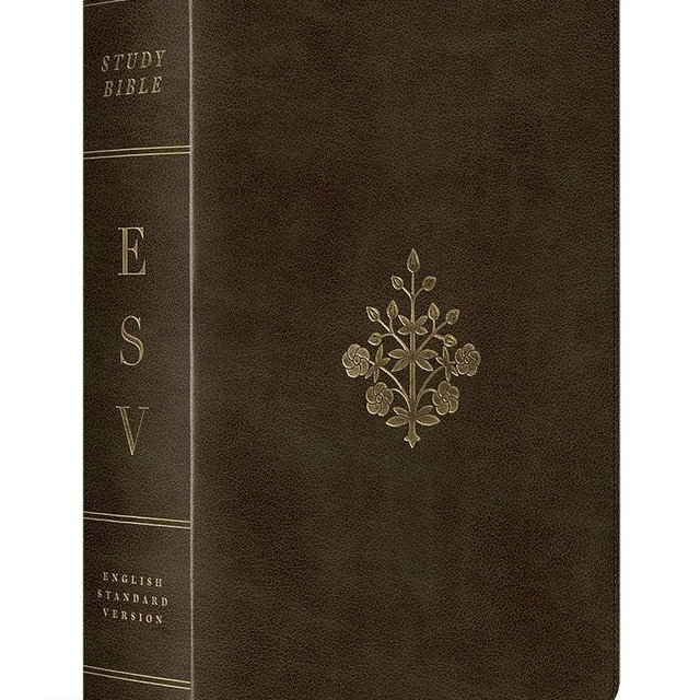 ESV Study Bible, Large Print (TruTone, Olive, Branch Design): Holy Bible, English Standard Version