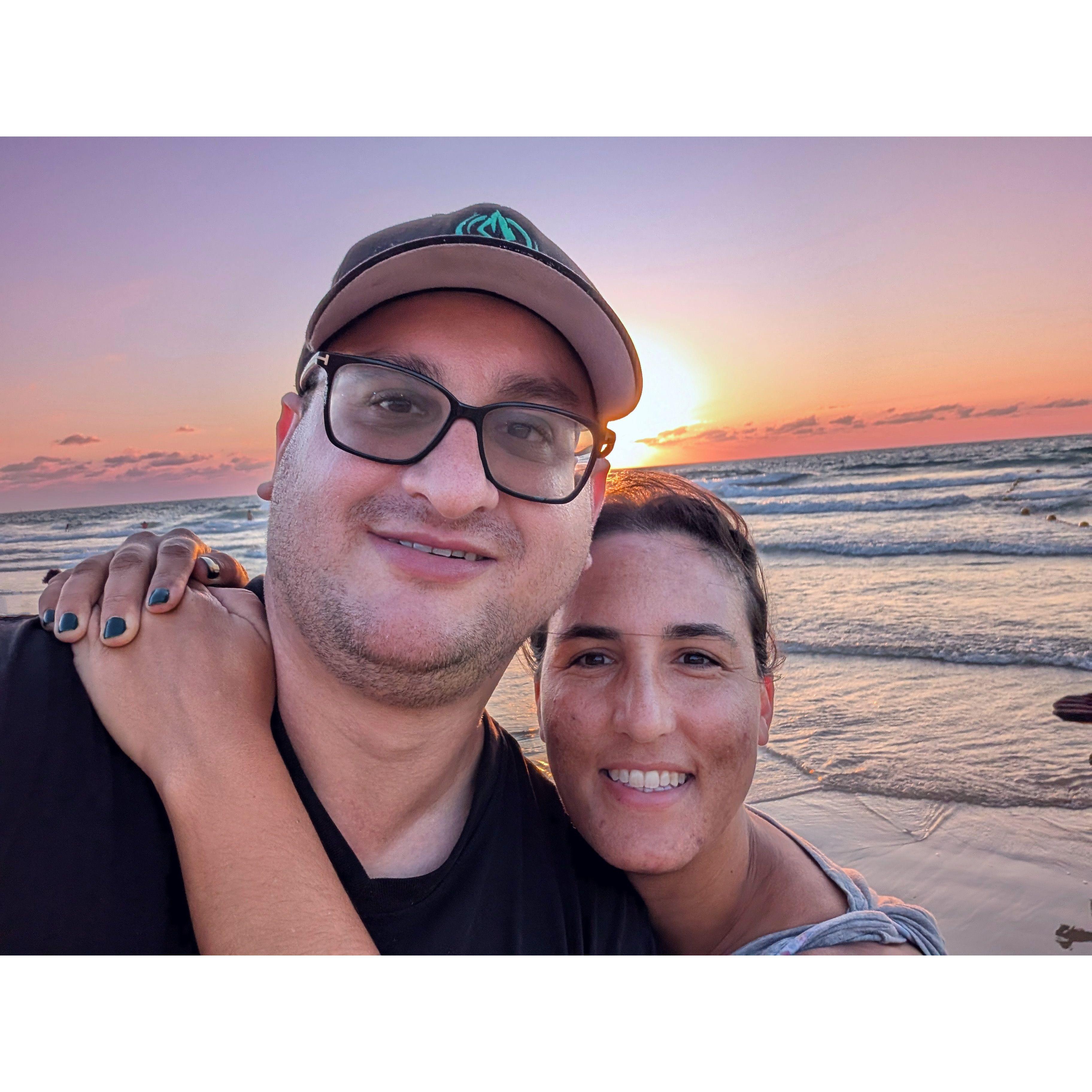 Last Sunset in Israel in October