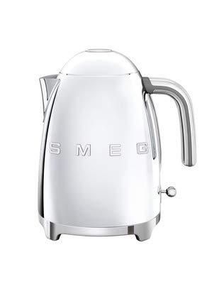 Smeg KLF03SSUS 50's Retro Style Aesthetic Electric Kettle with Embossed Logo, Polished Stainless Steel.