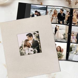 Linen Fabric Photo Album, 4x6 1000 Pockets