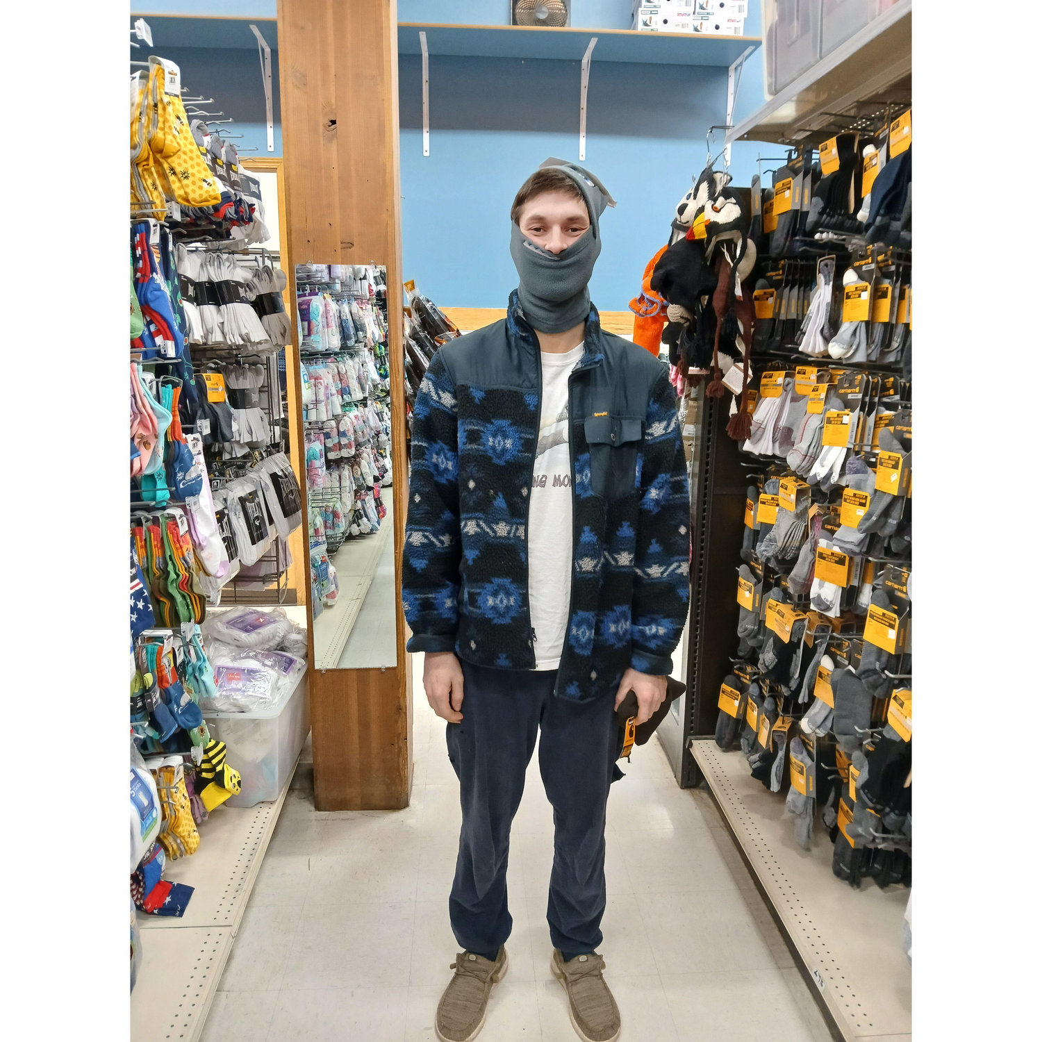 Attempting to buy winter gear