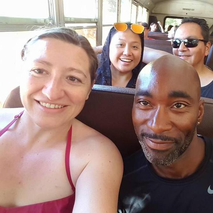 Post canoeing, note how relaxed I look for doing only 15% of the paddling.