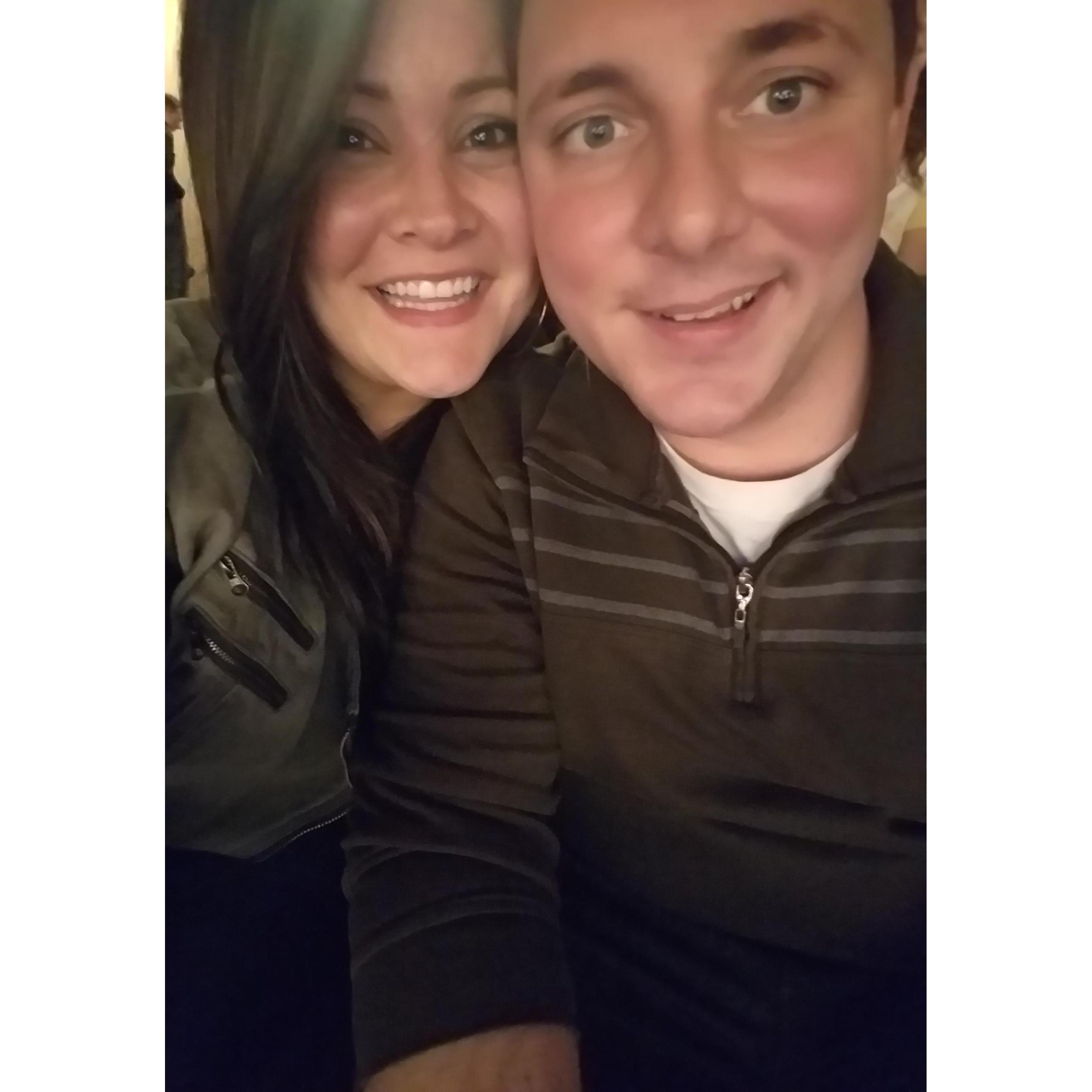 This was at the SURPRISE Dan + Shay concert Stephen took me to! This night was a blast!