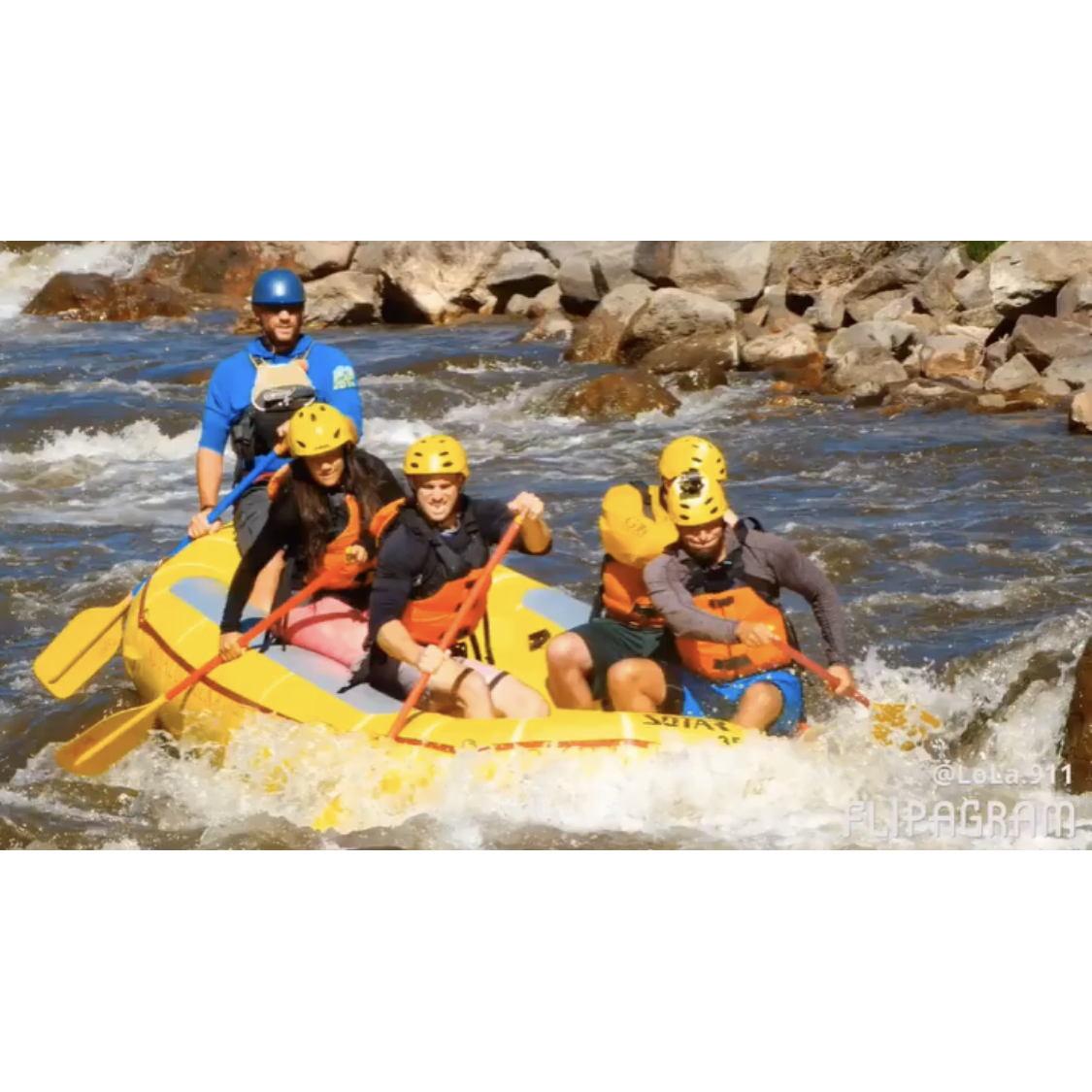 Our first time white water rafting in Colorado and our very first picture "together".
