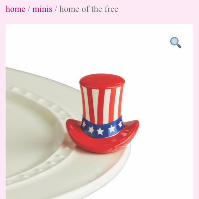 Nora Fleming mini- home of the free