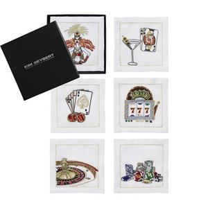 Kim Seybert Vegas Cocktail Napkins (set of 6)
