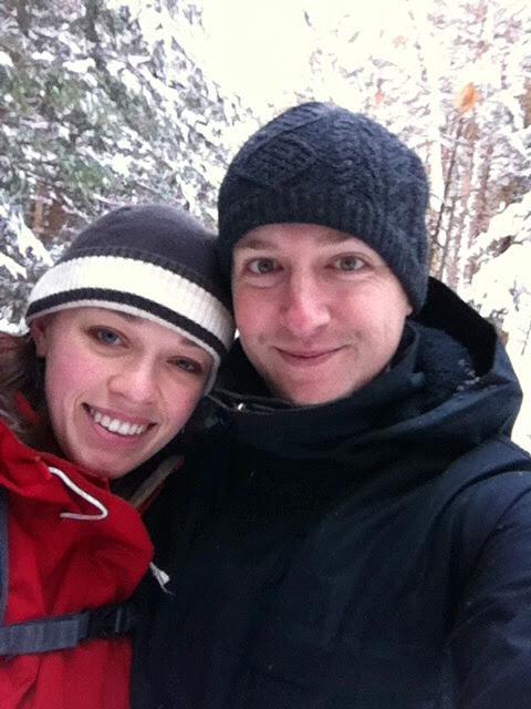 Ian's first day on snowshoes