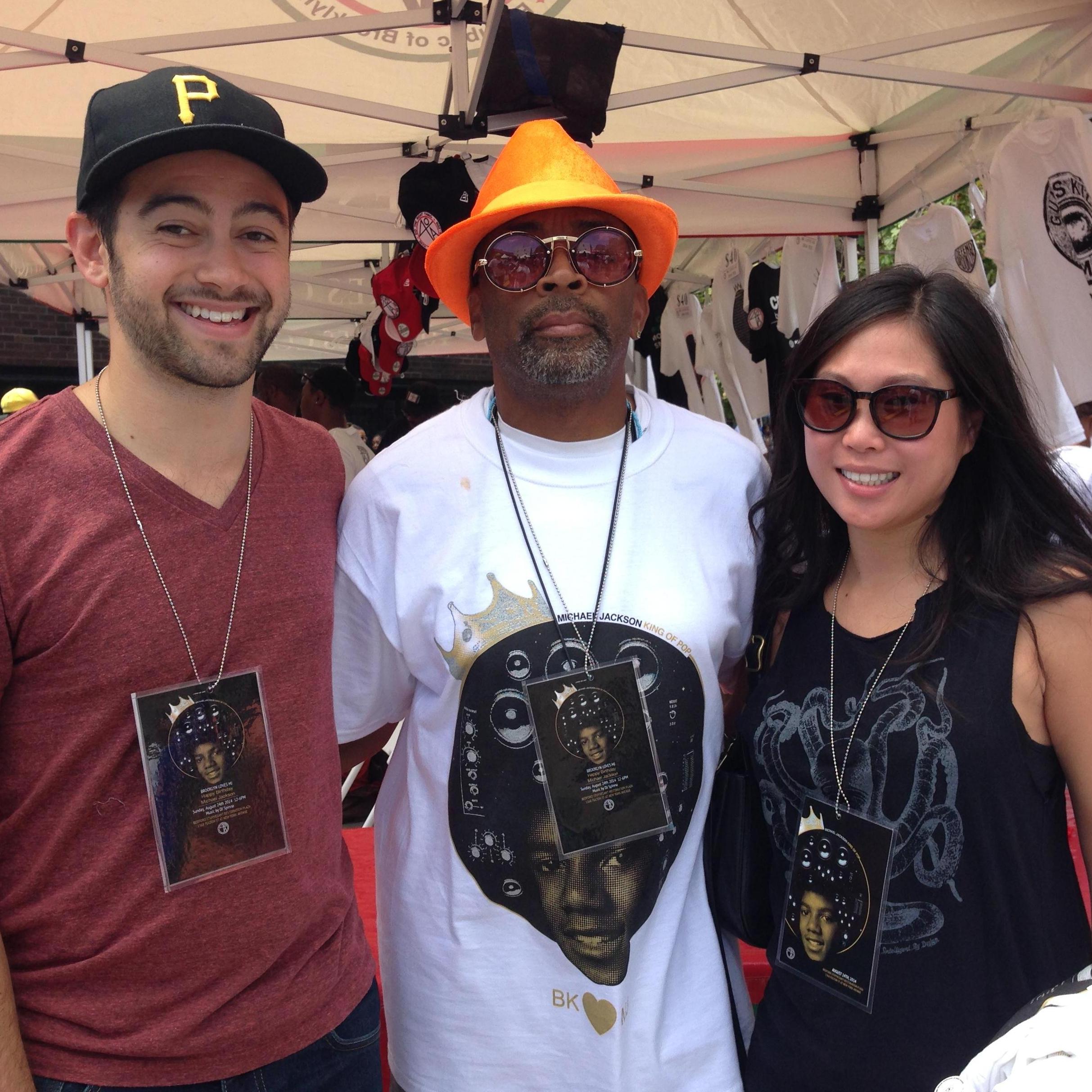 Spike Lee endorsed our relationship early on.