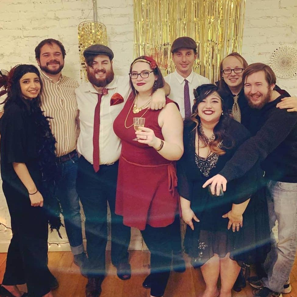 "The Roaring 20's" New Year's Eve party with the best of friends