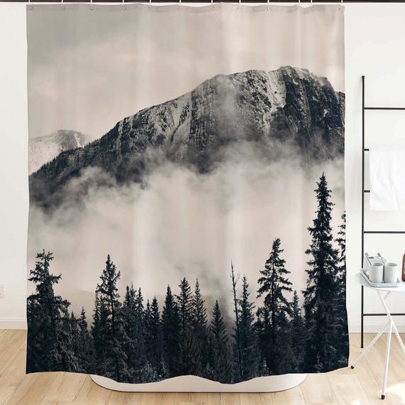 Misty Nature 3 Shower Curtain