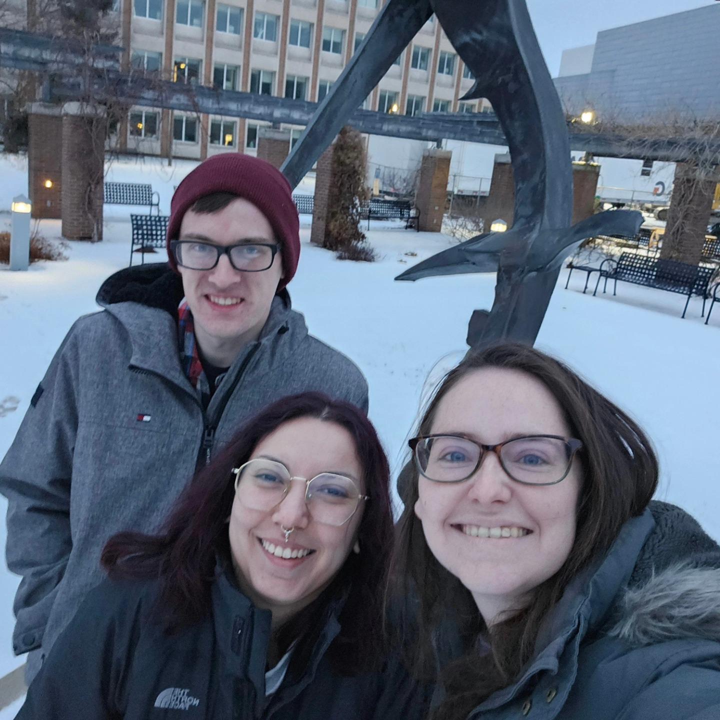Michigan Statue Photo, Lansing, MI - February 2025