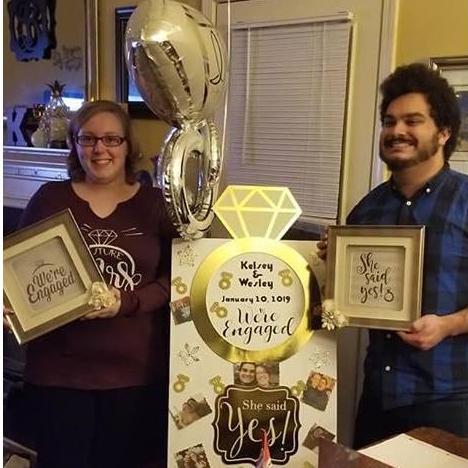 Wesley surprised me when he proposed during our weekly Dungeons and Dragons game!