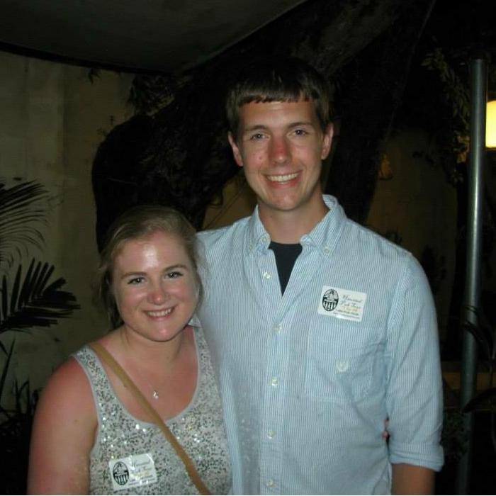 Our first vacation together to St. Augustine Florida - on a ghost tour! 2014
