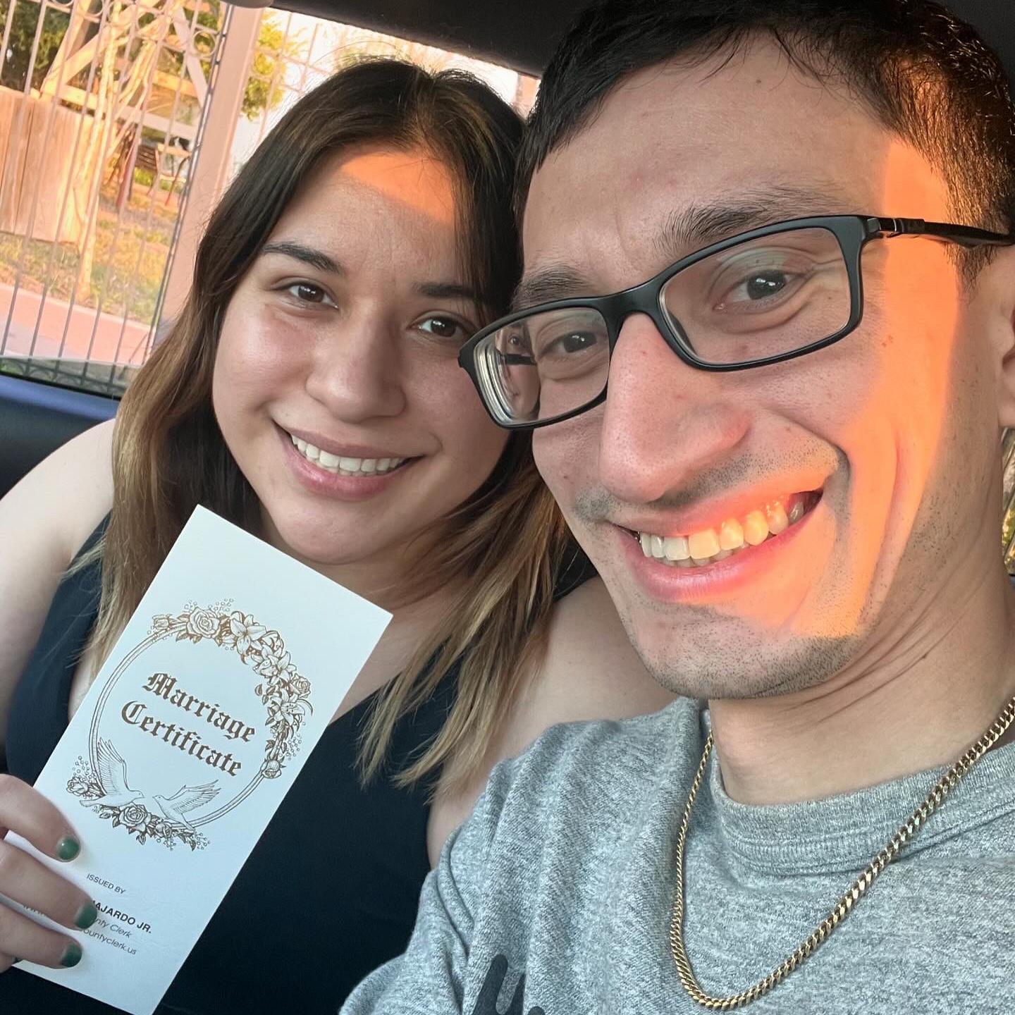 We got our marriage license!!! 
It’s getting soo close.